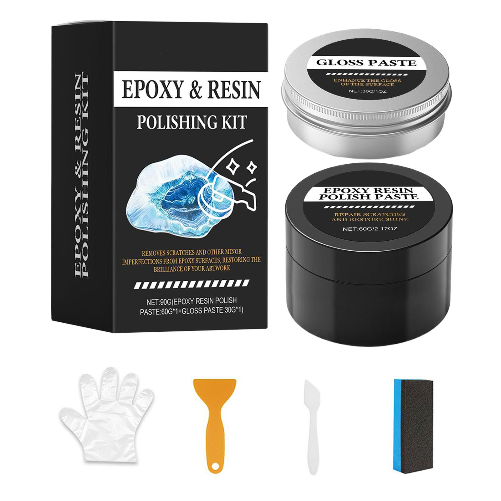Resin Art Kits - Resina epóxi pasta de polimento de