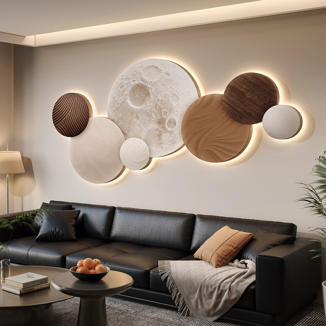 Resin Art On Wood - Arte de Parede Moderna de Luxo