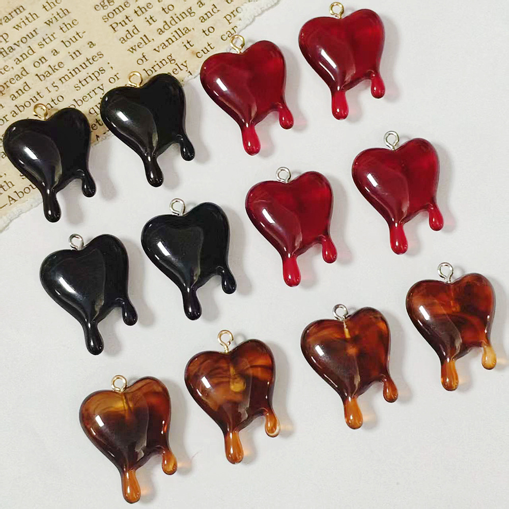 Resin Art Jewelry Kit - 10 peças de Pingentes de Resina