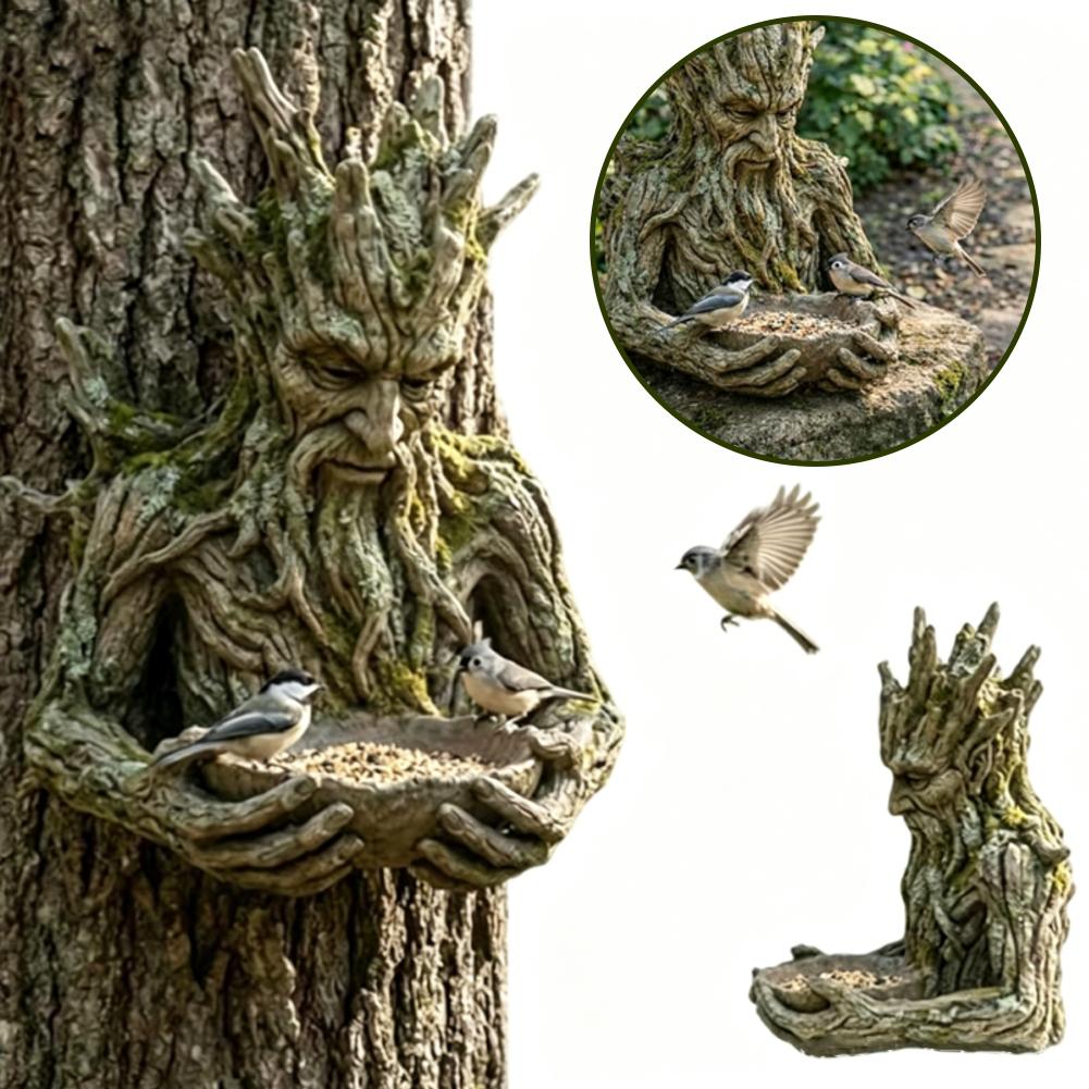 Resin Art On Wood - Comedouro de Pássaros em Resina com