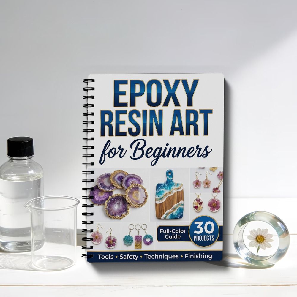 Resin Art Guide Free - Manual Ilustrado de Arte em Resina