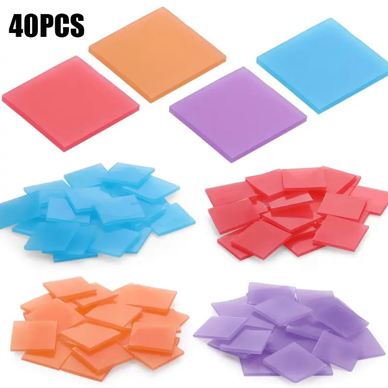 Resin Art Clay - 40 Peças de Cera para Pintura