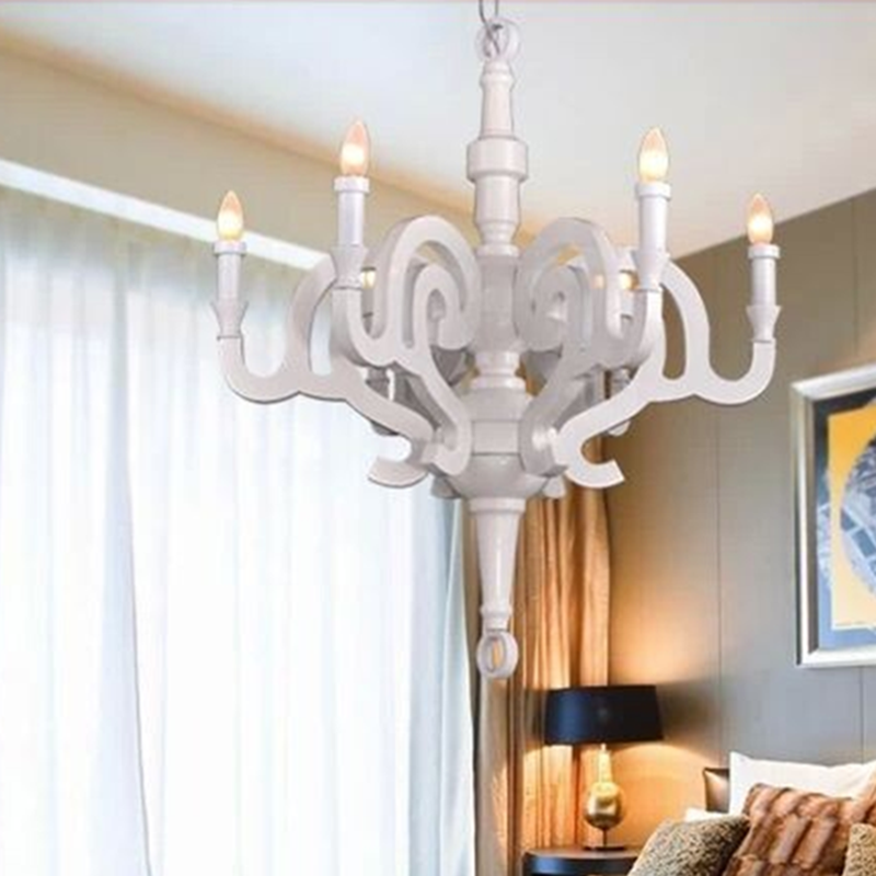 Lustre de papel estilo pós-mod - Resin Art On Wood avaliação e preço