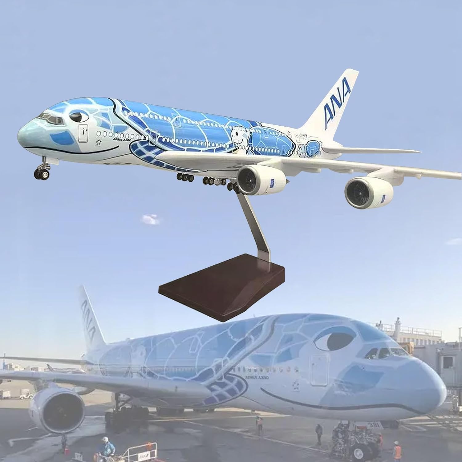 Aeronave escala 1/160 a380 air - Resin Art Beach avaliação e preço