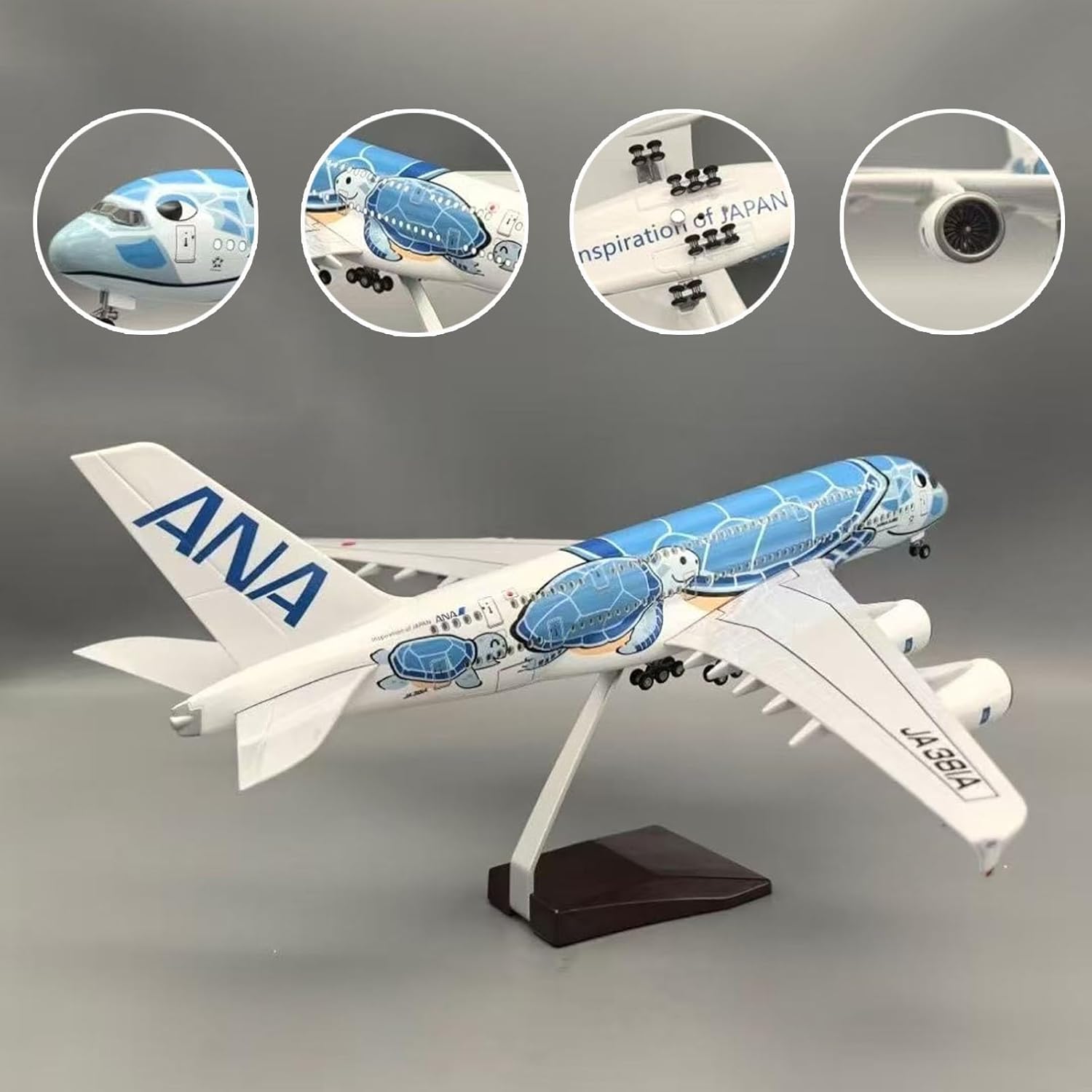 Aeronave escala 1/160 a380 air - Resin Art Beach avaliação e preço