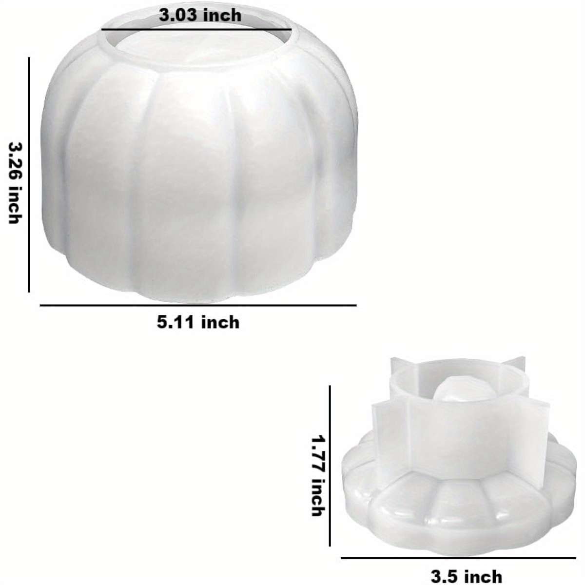 Molde grande de jarra de abóbo - Resin Art Clay avaliação e preço