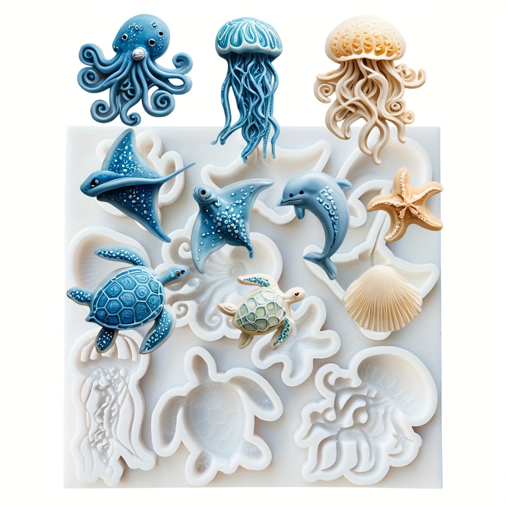 Molde de Silicone de Animais M - Resin Art Clay avaliação e preço