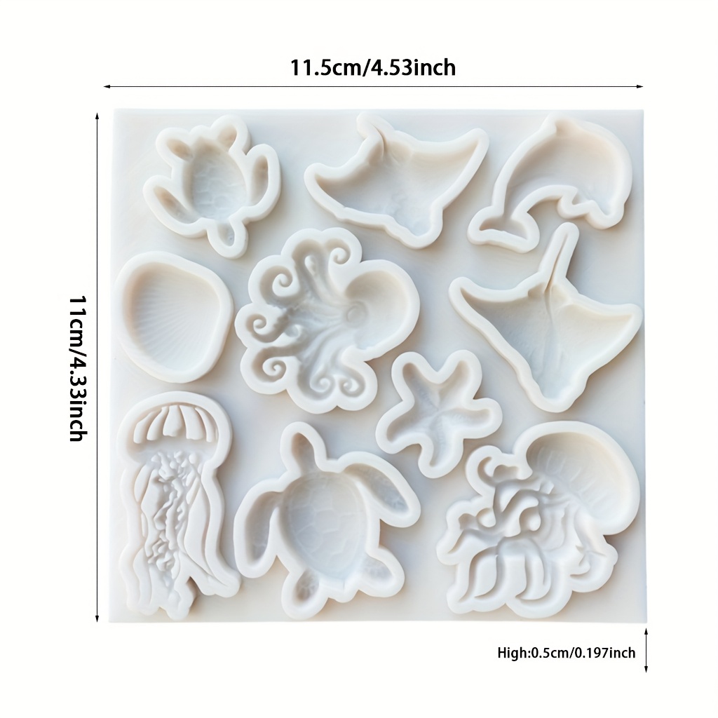 Molde de Silicone de Animais M - Resin Art Clay avaliação e preço