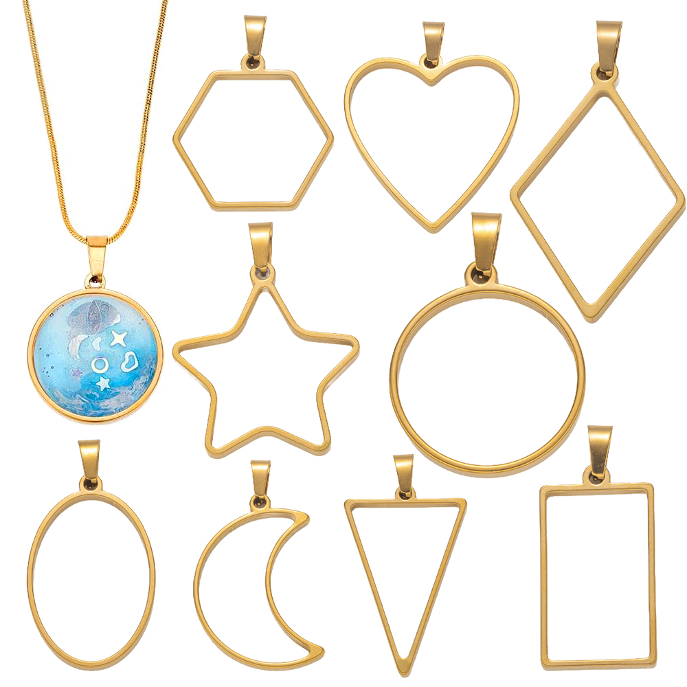 5 pçs de aço inoxidável aberto - Resin Art Jewelry Kit avaliação e preço
