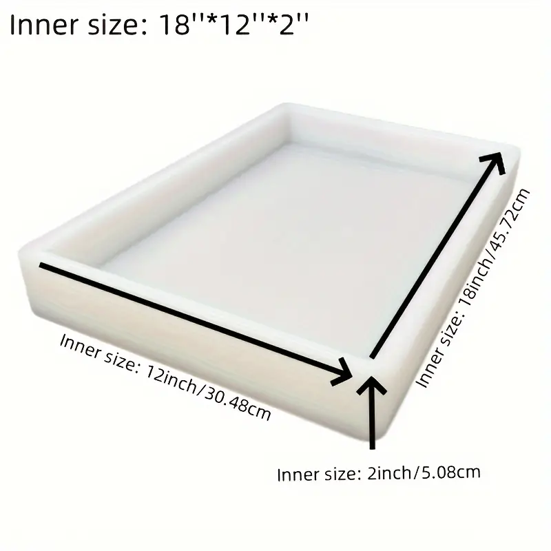 Molde de Silicone Grande 18*12 - Resin Art Products avaliação e preço
