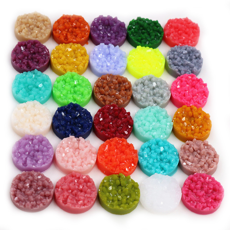 40 peças cabochões druzy de re - Resin Art Jewelry Kit avaliação e preço