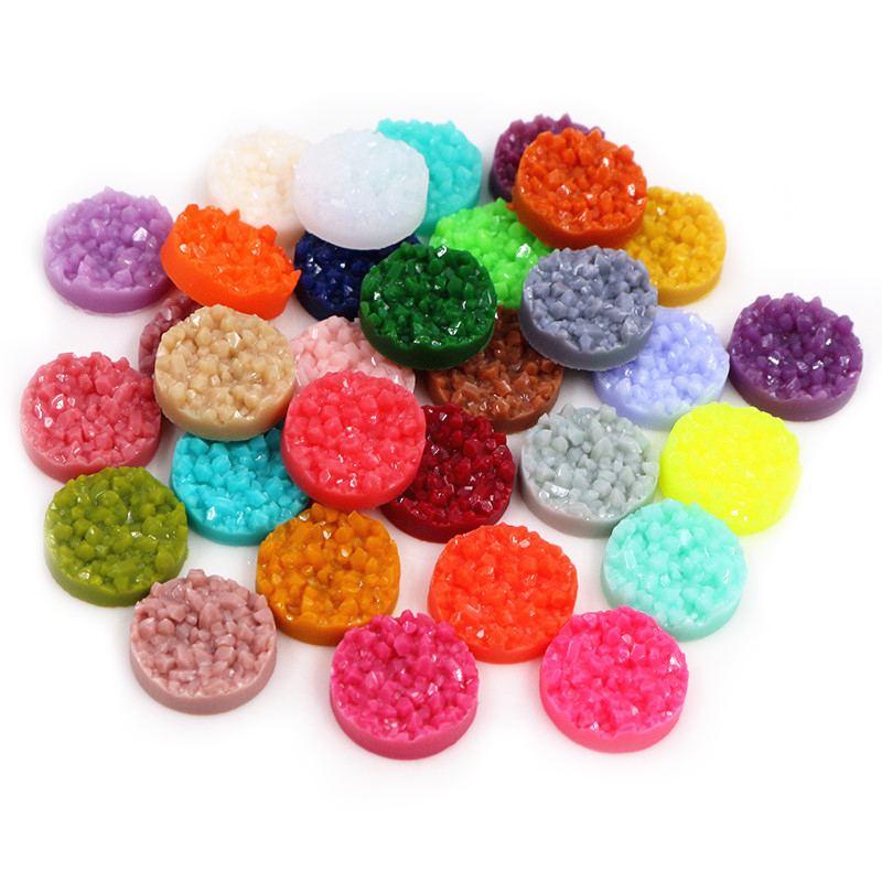 40 peças cabochões druzy de re - Resin Art Jewelry Kit avaliação e preço