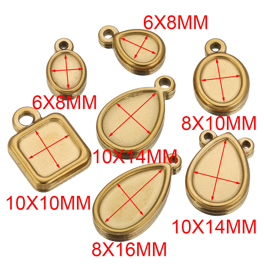 5 Peças de Aço Inoxidável: Bas - Resin Art Jewelry Kit avaliação e preço