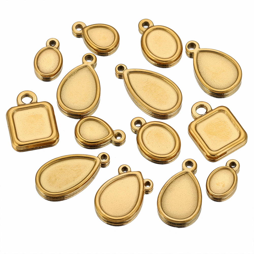 5 Peças de Aço Inoxidável: Bas - Resin Art Jewelry Kit avaliação e preço