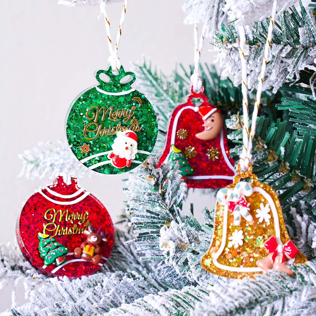 Etiqueta de natal pingente mol - Resin Art Products avaliação e preço
