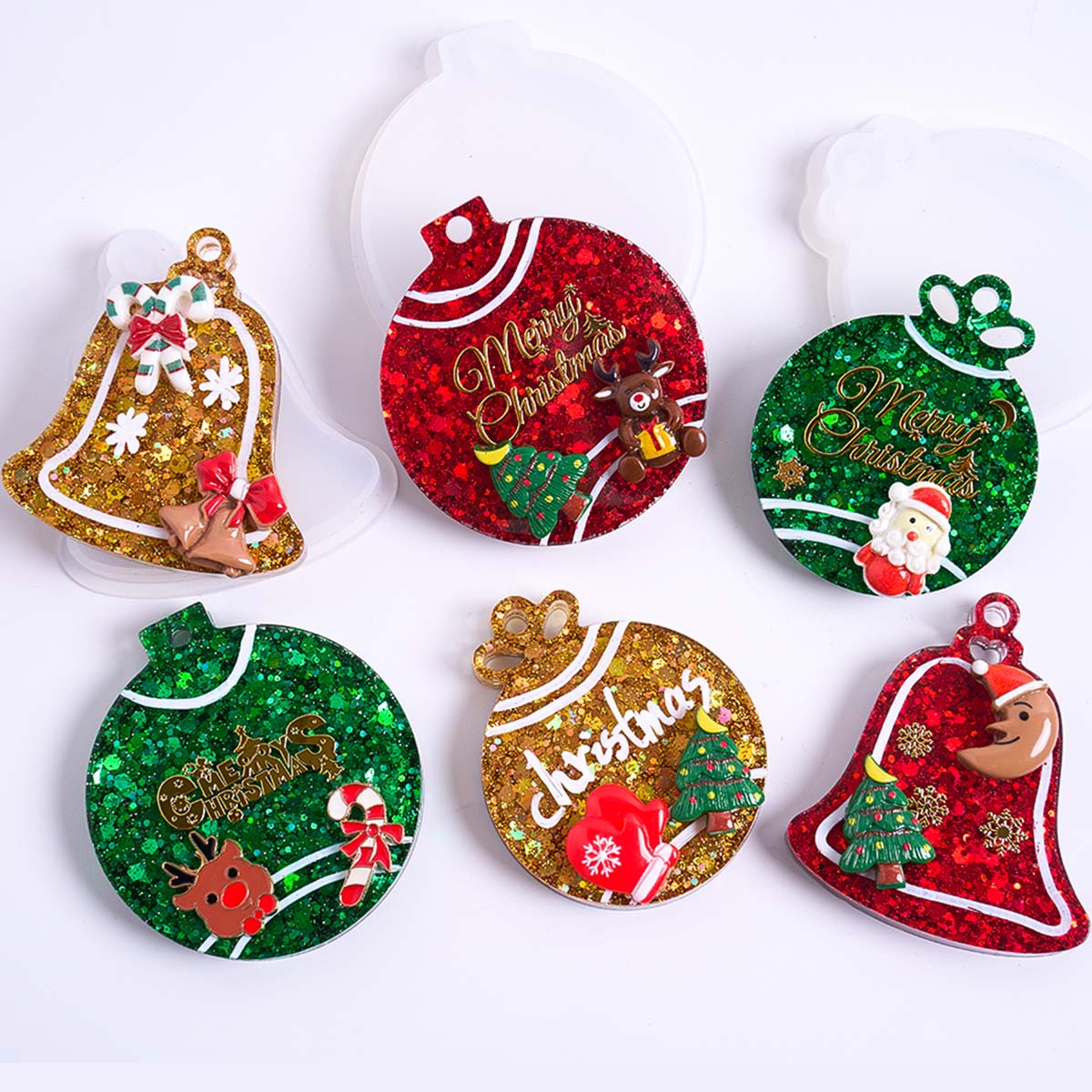 Etiqueta de natal pingente mol - Resin Art Products avaliação e preço