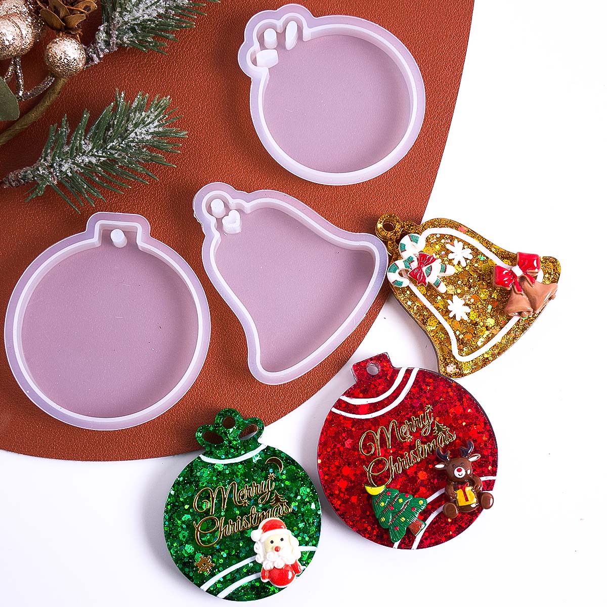 Etiqueta de natal pingente mol - Resin Art Products avaliação e preço