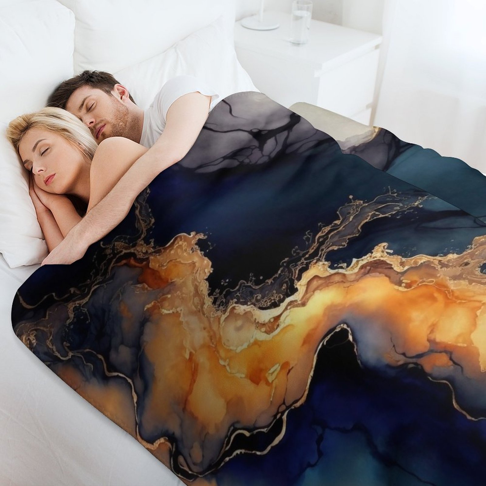 Ondas Volcânicas - Manta Decor - Resin Art Alcohol Ink avaliação e preço