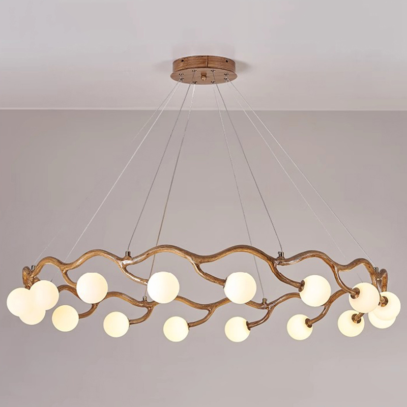 Lustre moderno de madeira e vi - Resin Art On Wood avaliação e preço