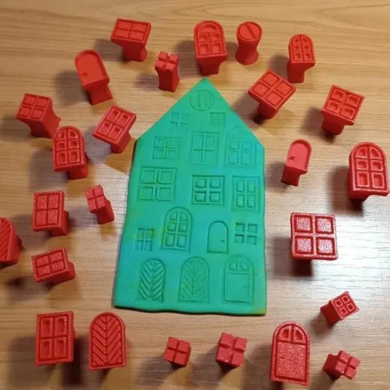 Kit de Carimbos e Moldes de Ar - Resin Art Clay avaliação e preço