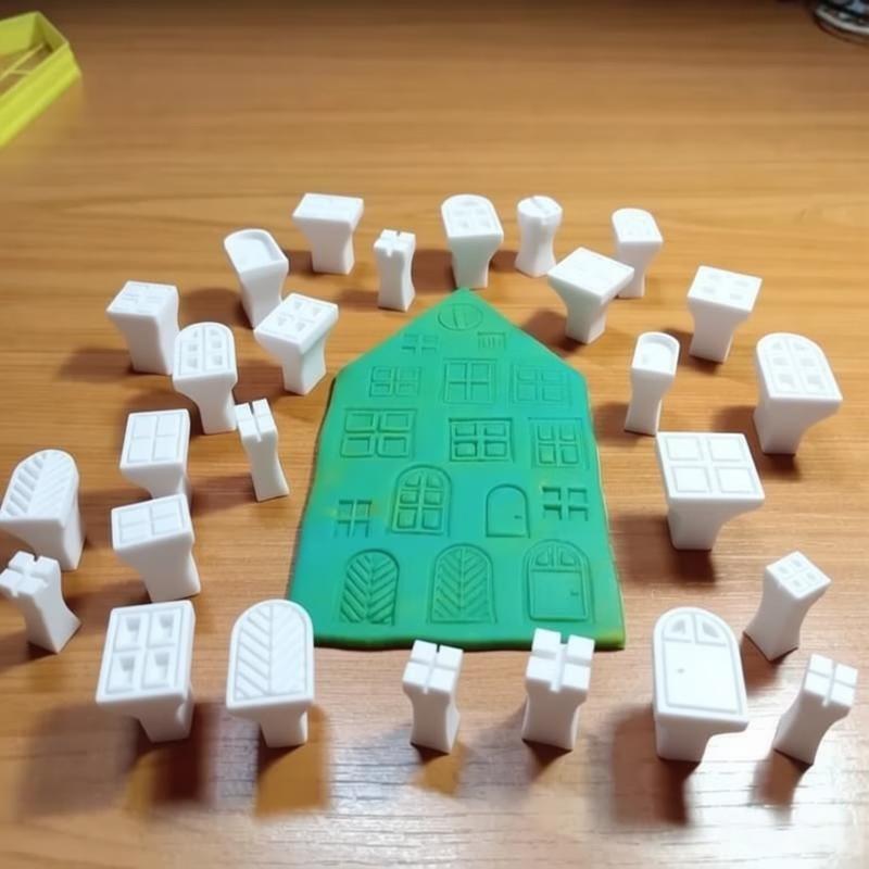 Kit de Carimbos e Moldes de Ar - Resin Art Clay avaliação e preço