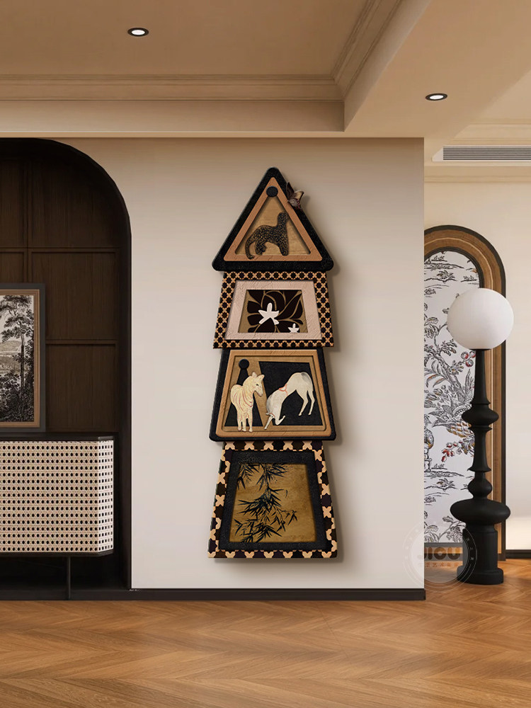 Pintura Decorativa Art Déco pa - Resin Art On Wood avaliação e preço