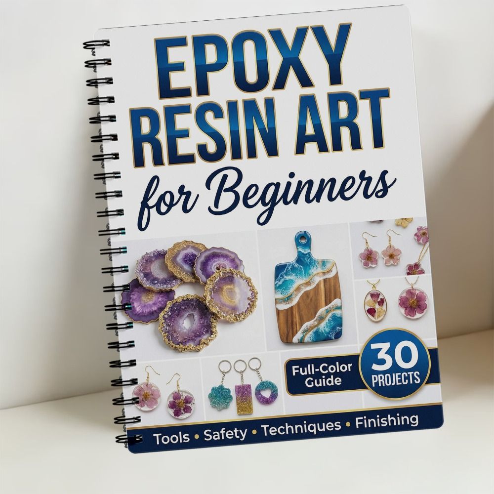 Manual Ilustrado de Arte em Re - Resin Art Guide Free avaliação e preço