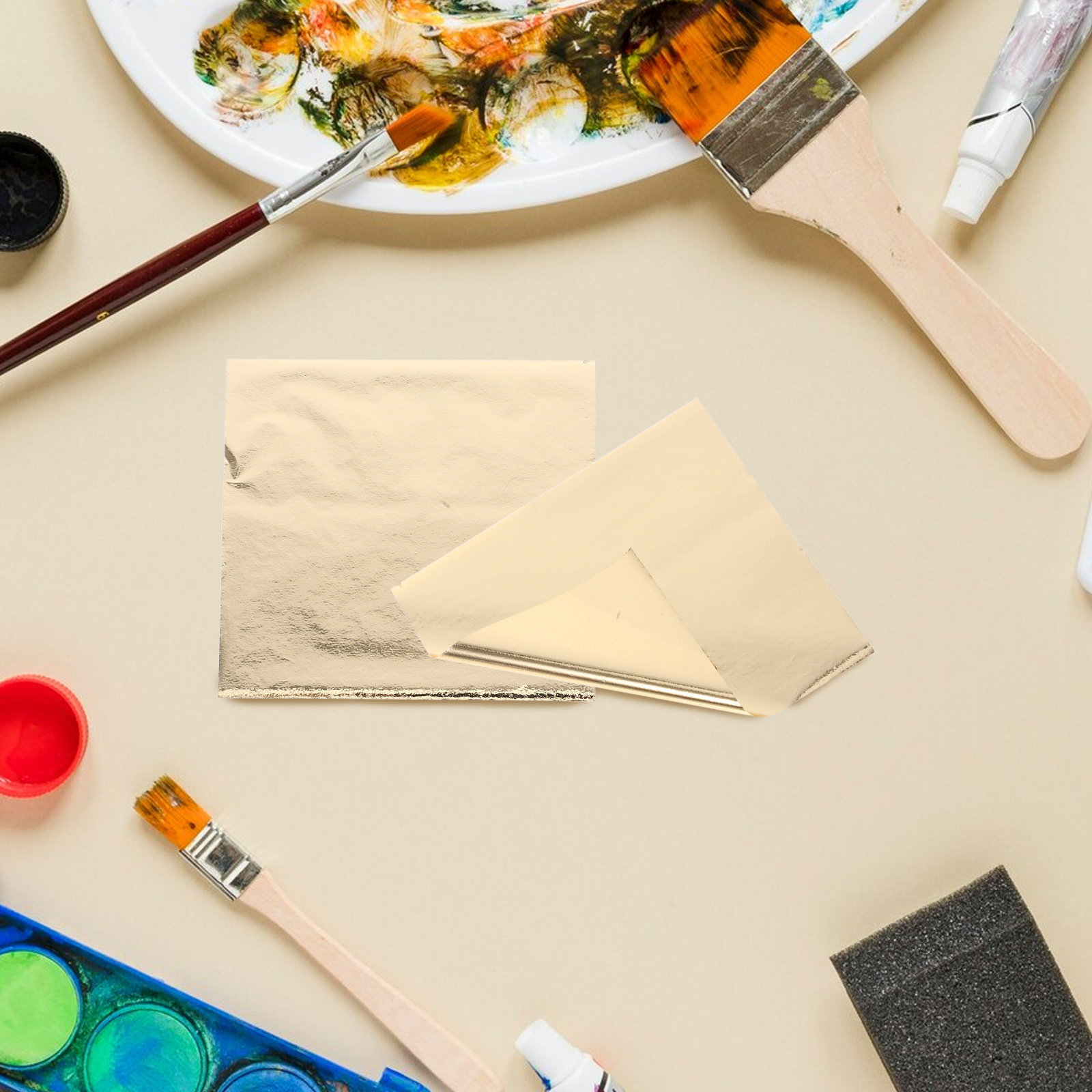 100 Folhas de Papel Metalizado - Resin Art Frame avaliação e preço