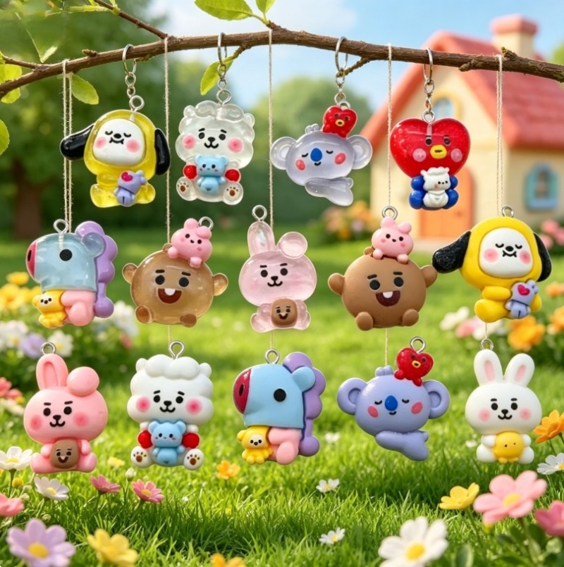 7 peças de pingentes de resina - Resin Art Jewelry Kit avaliação e preço