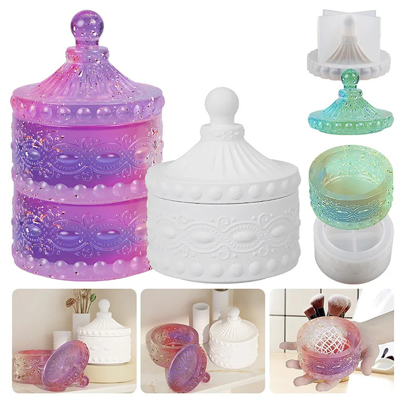 1 conjunto de molde de silicon - Resin Art Clay avaliação e preço