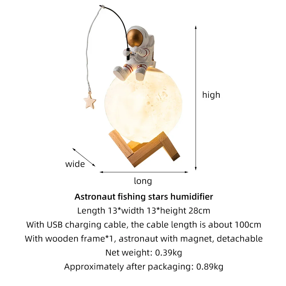 Nórdico Astronauta Pesca Estre - Resin Art On Wood avaliação e preço