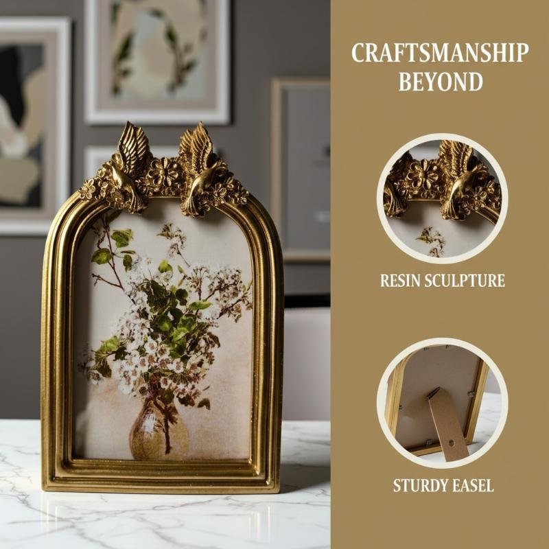 Porta-Retrato Oval Pequeno Ret - Resin Art Frame avaliação e preço