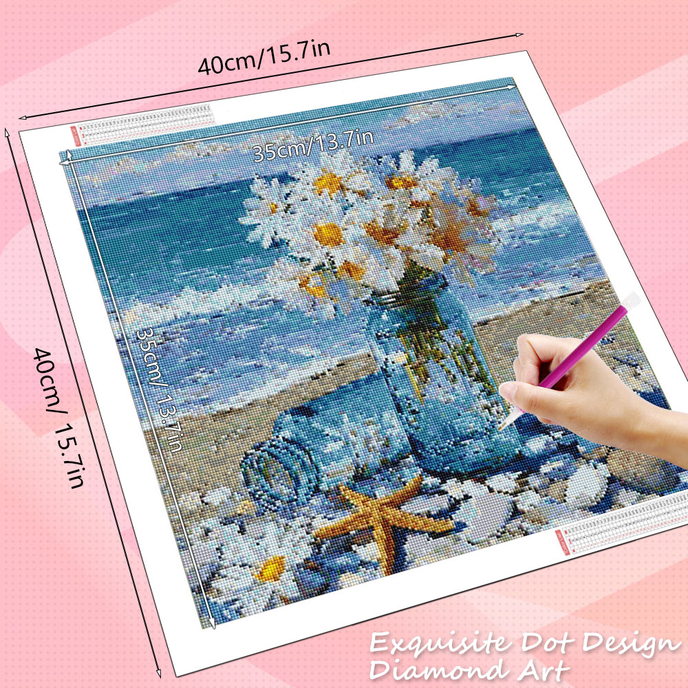Kit de Arte em Mosaico de Diam - Resin Art Beach avaliação e preço