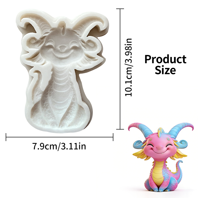 Molde de silicone de dragão fo - Resin Art Clay avaliação e preço