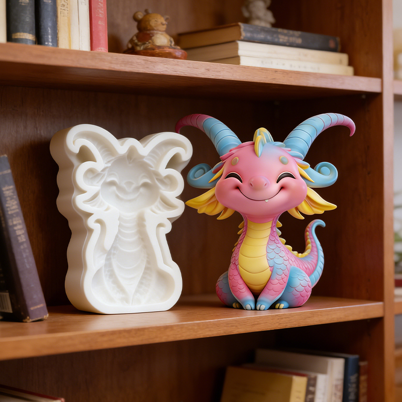 Molde de silicone de dragão fo - Resin Art Clay avaliação e preço