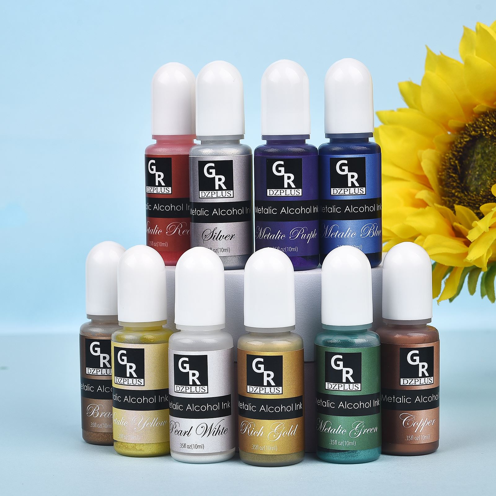 10ml/15ml arte tinta álcool re - Resin Art Alcohol Ink avaliação e preço