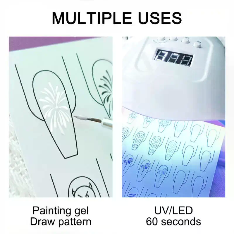 Papel de Prática para Nail Art - Resin Art Guide Free avaliação e preço